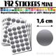 192 Ronds 1,6 cm - Stickers mini gommettes