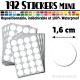 192 Ronds 1,6 cm - Stickers mini gommettes