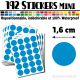 192 Ronds 1,6 cm - Stickers mini gommettes