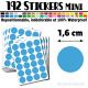192 Ronds 1,6 cm - Stickers mini gommettes