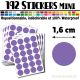 192 Ronds 1,6 cm - Stickers mini gommettes