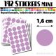 192 Ronds 1,6 cm - Stickers mini gommettes
