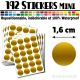 192 Ronds 1,6 cm - Stickers mini gommettes