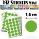 192 Ronds 1,6 cm - Stickers mini gommettes
