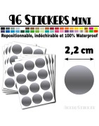 96 Ronds 2,2 cm - Stickers mini gommettes