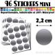 96 Ronds 2,2 cm - Stickers mini gommettes