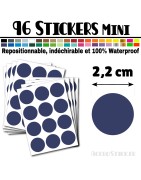 96 Ronds 2,2 cm - Stickers mini gommettes