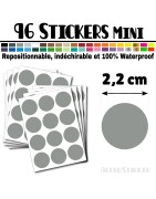 96 Ronds 2,2 cm - Stickers mini gommettes