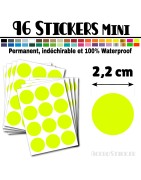96 Ronds 2,2 cm - Stickers mini gommettes