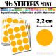 96 Ronds 2,2 cm - Stickers mini gommettes