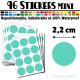 96 Ronds 2,2 cm - Stickers mini gommettes
