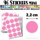 96 Ronds 2,2 cm - Stickers mini gommettes