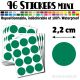 96 Ronds 2,2 cm - Stickers mini gommettes