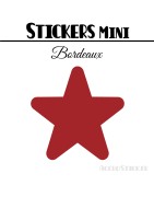 488 Etoiles 1 cm - Stickers mini gommettes