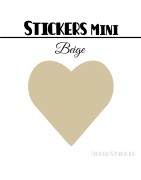 224 Coeurs 1,4 cm - Stickers mini gommettes