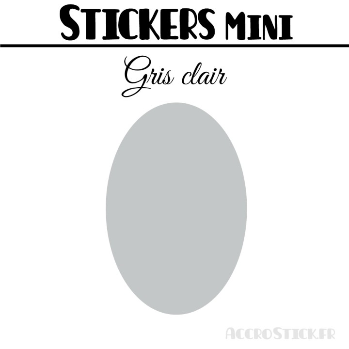680 Ovales 0,6 cm - Stickers mini gommettes