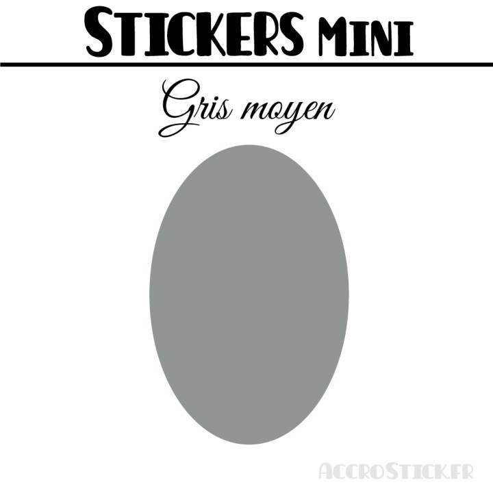 680 Ovales 0,6 cm - Stickers mini gommettes