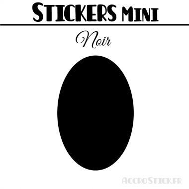 680 Ovales 0,6 cm - Stickers mini gommettes