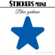 488 Etoiles 1 cm - Stickers mini gommettes