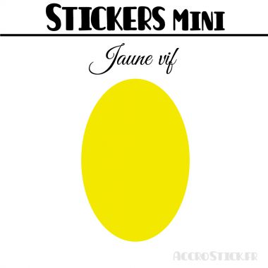 312 Ovales 1 cm - Stickers mini gommettes