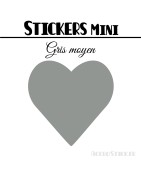 224 Coeurs 1,4 cm - Stickers mini gommettes