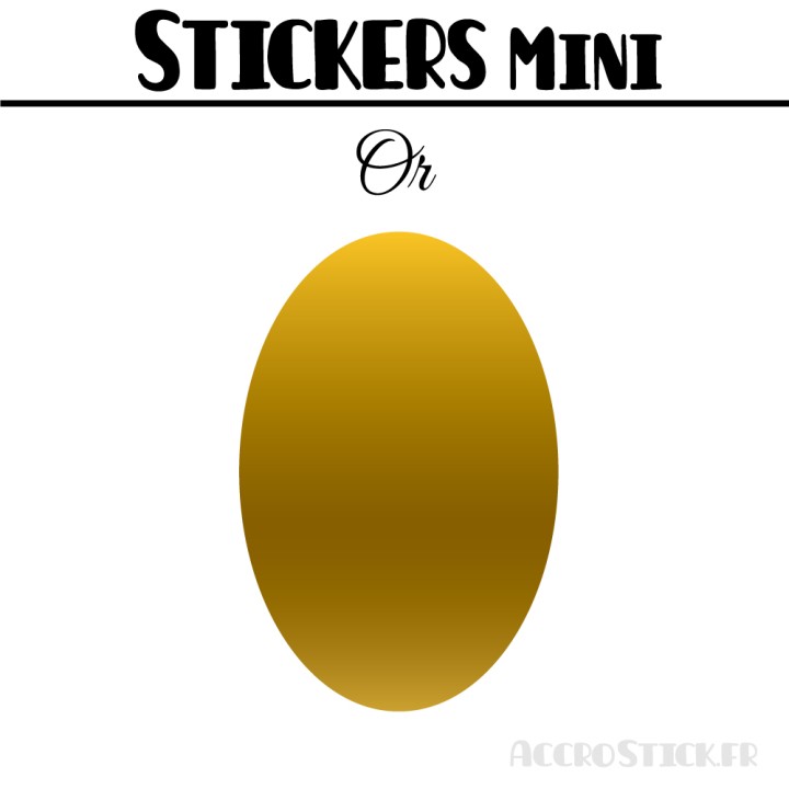 312 Ovales 1 cm - Stickers mini gommettes