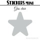 488 Etoiles 1 cm - Stickers mini gommettes