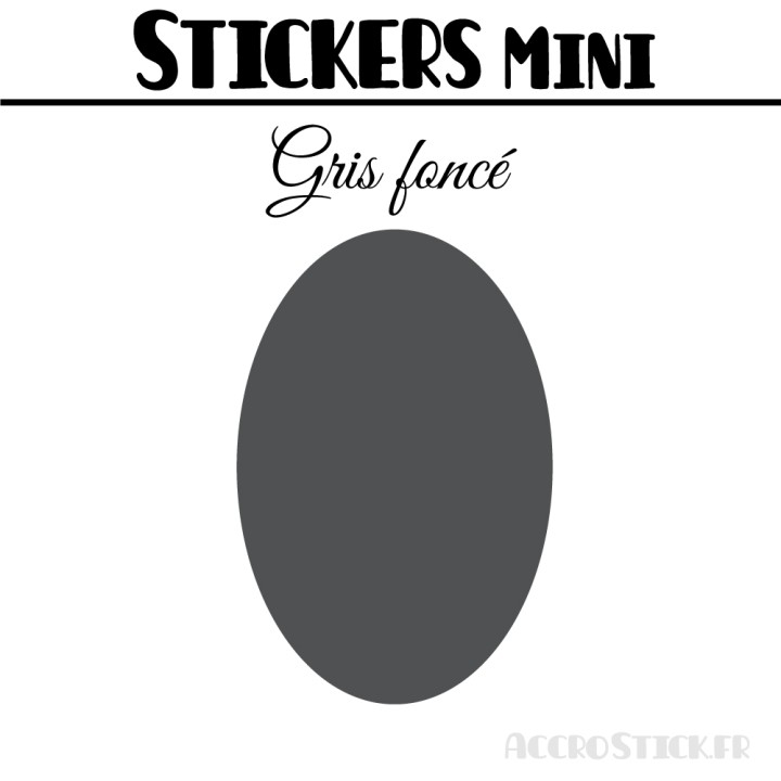 64 Ovales 2 cm - Stickers mini gommettes