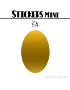 64 Ovales 2 cm - Stickers mini gommettes