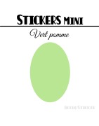 64 Ovales 2 cm - Stickers mini gommettes
