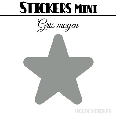 488 Etoiles 1 cm - Stickers mini gommettes
