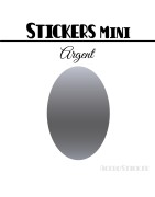 48 Ovales 2,4 cm - Stickers mini gommettes