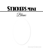 48 Ovales 2,4 cm - Stickers mini gommettes