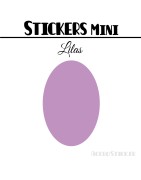 48 Ovales 2,4 cm - Stickers mini gommettes
