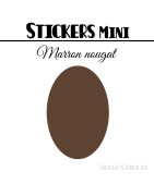 48 Ovales 2,4 cm - Stickers mini gommettes
