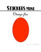 48 Ovales 2,4 cm - Stickers mini gommettes