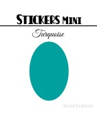 48 Ovales 2,4 cm - Stickers mini gommettes