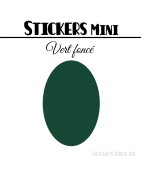 48 Ovales 2,4 cm - Stickers mini gommettes