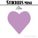 168 Coeurs 1,6 cm - Stickers mini gommettes