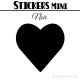 168 Coeurs 1,6 cm - Stickers mini gommettes
