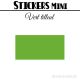 280 Rectangles 1,8 cm - Stickers mini gommettes