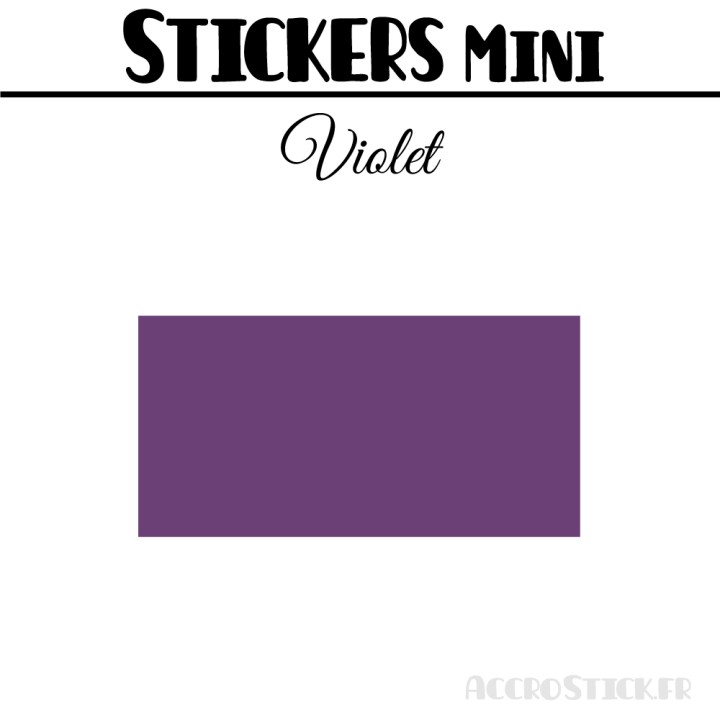 216 Rectangles 2 cm - Stickers mini gommettes
