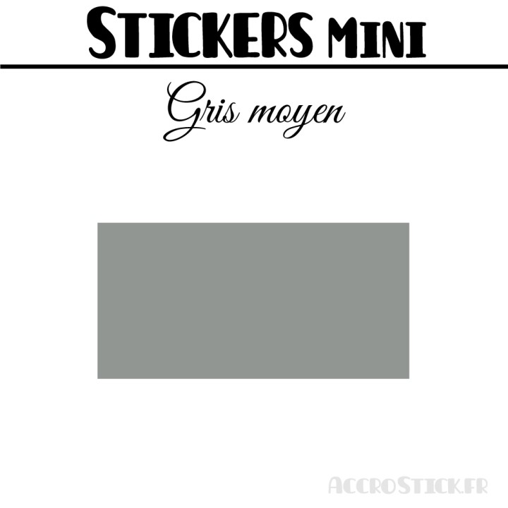 192 Rectangles 2,2 cm - Stickers mini gommettes