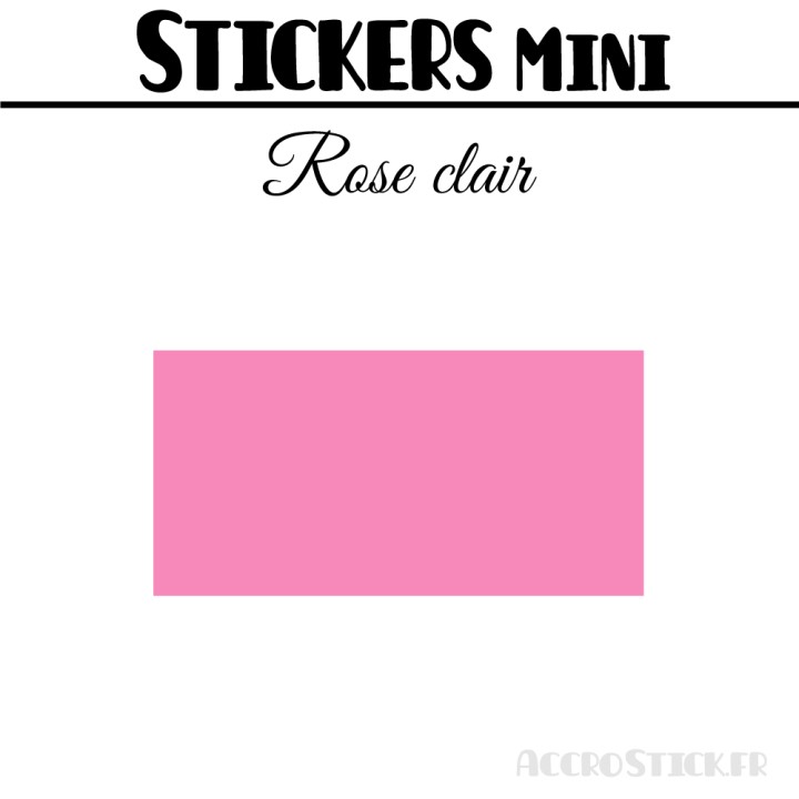 192 Rectangles 2,2 cm - Stickers mini gommettes