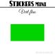 192 Rectangles 2,2 cm - Stickers mini gommettes