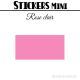 136 Rectangles 2,6 cm - Stickers mini gommettes