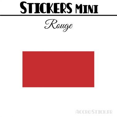 136 Rectangles 2,6 cm - Stickers mini gommettes