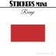 136 Rectangles 2,6 cm - Stickers mini gommettes
