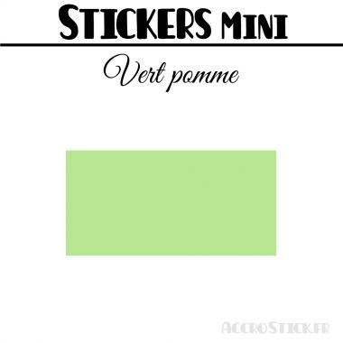 136 Rectangles 2,6 cm - Stickers mini gommettes