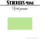 136 Rectangles 2,6 cm - Stickers mini gommettes